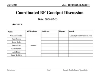 IEEE 802.11-24/1211 Coordinated Beamforming Goodput Analysis