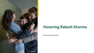 Honoring Rakesh Sharma: A Gallantry Award Recipient's Tale