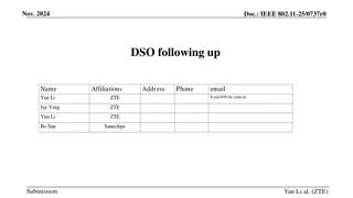 DSO STA Group Address Frame Delivery Proposal Analysis