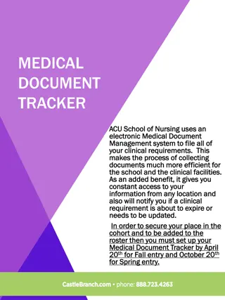 Efficient Electronic Medical Document Management System for Nursing Students