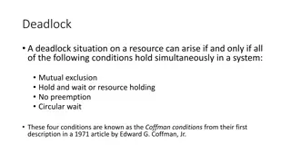 Understanding Deadlock Conditions in System Design