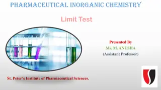 Limit Test for Iron in Pharmaceutical Inorganic Chemistry
