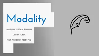 Understanding Modality in Language Communication
