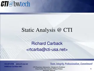 Protecting Critical Infrastructure through Static Binary Analysis Techniques
