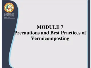 Precautions and Best Practices for Vermicomposting