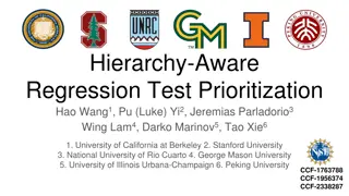 Hierarchy-Aware Regression Test Prioritization Techniques