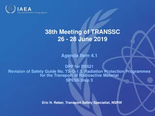 Revision of Safety Guide No. TS-G-1.3 for Radioactive Material Transport