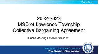 2022-2023 MSD of Lawrence Township Collective Bargaining Agreement Details