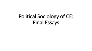Exploring Political Sociology in Central Europe: Final Essay Guidelines and Resources