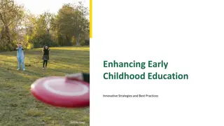 Innovative Strategies for Enhancing Early Childhood Education Workshop