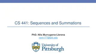 Understanding Sequences and Summations in Computer Science