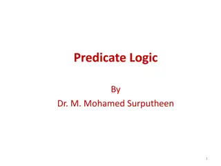 Understanding Predicate Logic and Standard Logic Symbols