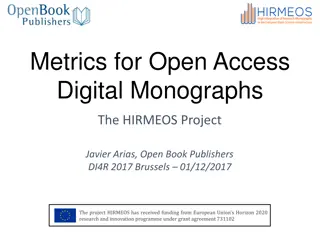 Metrics for Open Access Digital Monographs in HIRMEOS Project