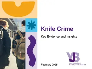 Insights on Knife Crime Prevalence and Offences in England and Wales