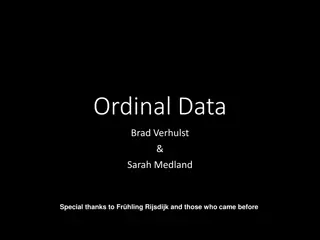 Understanding Ordinal Data: Analysis and Models