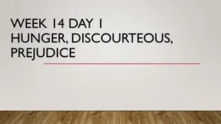 Richard's Hunger for Knowledge and Encountering Discourteous Behavior