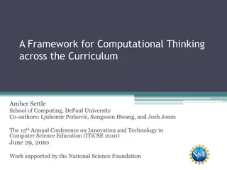 Enhancing Computational Thinking Across Diverse Disciplines