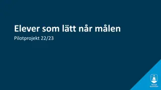 Elevprojekt 22/23 - Metodik för Kunskapshöjning och Differentierad Undervisning