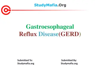 Understanding Gastroesophageal Reflux Disease (GERD) and its Complications