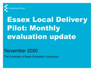November 2020 University of Essex Local Delivery Pilot Evaluation Update