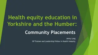 Understanding Community Placements for GP Trainees