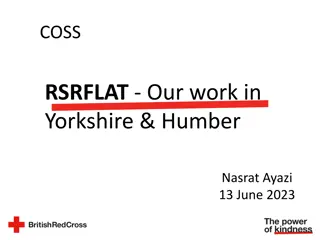 Refugee Support and Anti-Trafficking Initiatives in Yorkshire & Humber Region