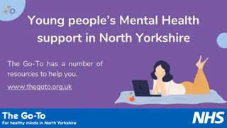 Support for Young People's Mental Health in North Yorkshire