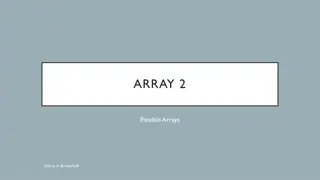 Flexible Arrays and Anagram Formation with Exception Handling