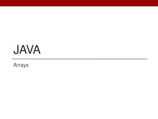 Understanding Java Arrays for Efficient Data Processing