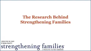 Building Strong Families: Evidence-Informed Approach and Knowledge Building Process