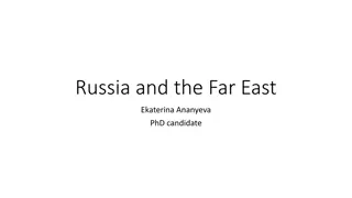 Current Trends in Russia's Relations with China, Japan, Korea, and Vietnam