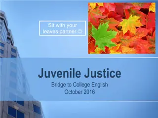 Understanding Key Terms in Juvenile Justice - Crime and Punishment