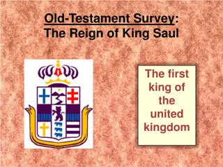 King Saul in the Old Testament