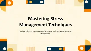 Effective Stress Management Techniques and Benefits for Well-being