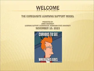 Understanding the Corequisite Learning Support Model by James Woodruff