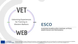 ESCO Classification of European Skills, Competencies, and Professions