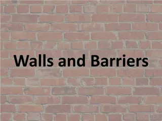 Exploring the Influence of Walls and Barriers on Human Activities