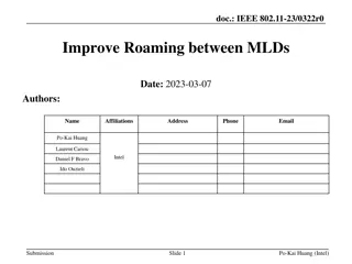 Improving Roaming Between MLDs for Enhanced WLAN Connectivity