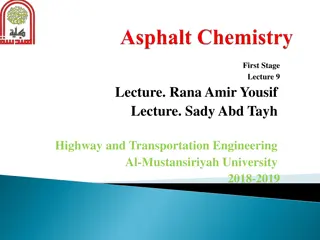 Understanding Asphalt Composition with Corbett's Chromatographic Method