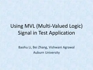 Multi-Valued Logic Signal in Test Application