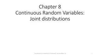Understanding Joint Distributions and Marginal Densities for Continuous Random Variables