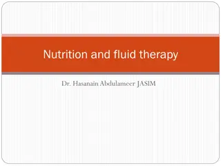 Understanding Nutrition and Fluid Therapy in Surgical Patients
