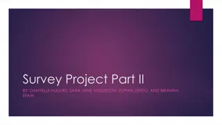 Survey Project Part II Data Collection and Analysis