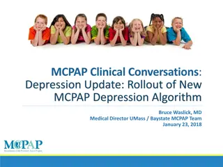 MCPAP Clinical Algorithms: Practical Guidelines for Mental Health in Primary Care