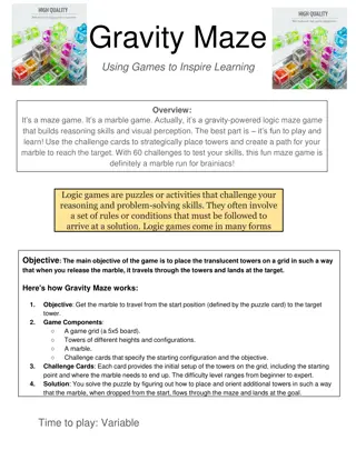 Gravity Maze: A Fun & Educational Marble Logic Game