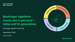 Innovative Cancer Therapies at Boehringer Ingelheim - Pipeline Overview