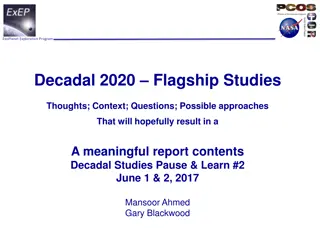 Exploring ExoPlanet Exploration Program: Decadal Studies Insights