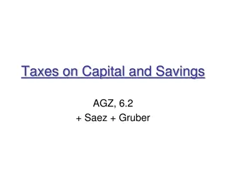 Taxes on Capital and Savings: Understanding Economic Growth Model