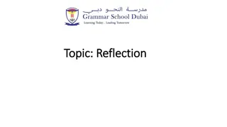 Exploring Reflection: Light, Surfaces, and Illustrations