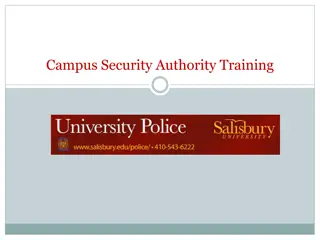 Understanding Campus Security Authority Training and Clery Act